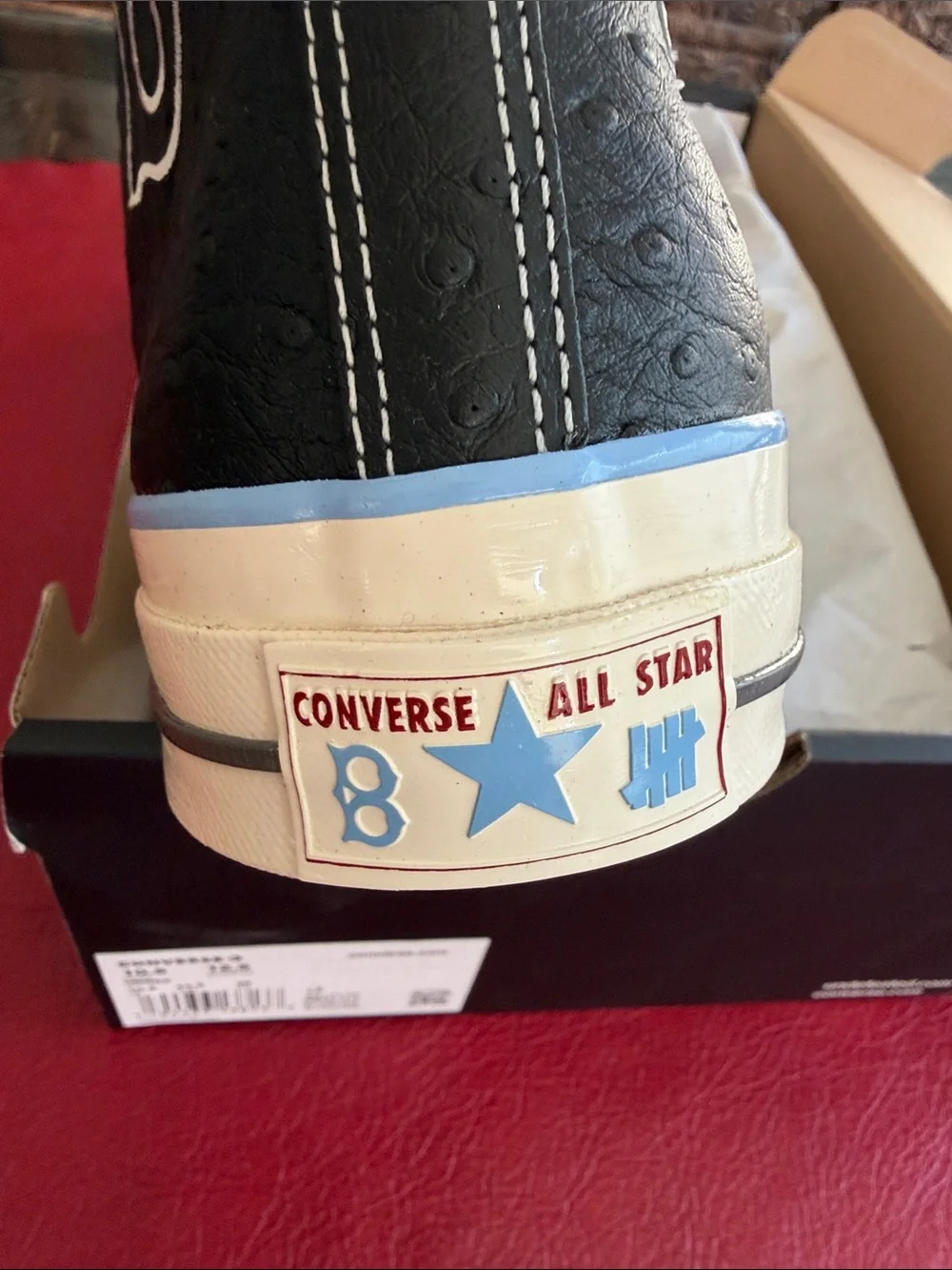 Converse x Undefeated x Brooklyn Dodgers Chuck 70 High Top Sneakers - Picture 3 of 7